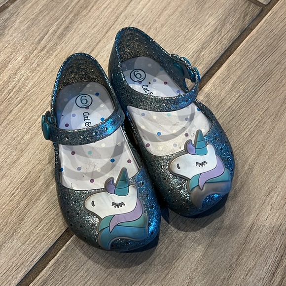 Lot size 6 leather sandals Mary Jane jellies and water shoes - Picture 8 of 9